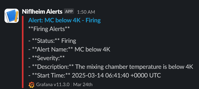Example Alert